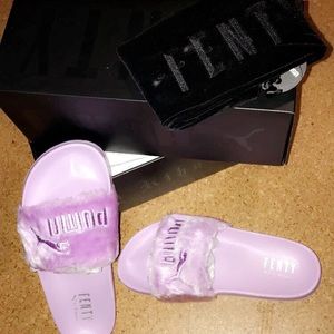 Puma Fur Slides